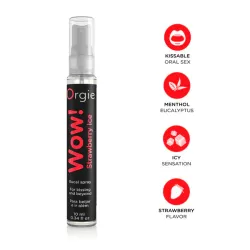 Orgie Spray pour Fellation Wow Fraise Glacée 10ml